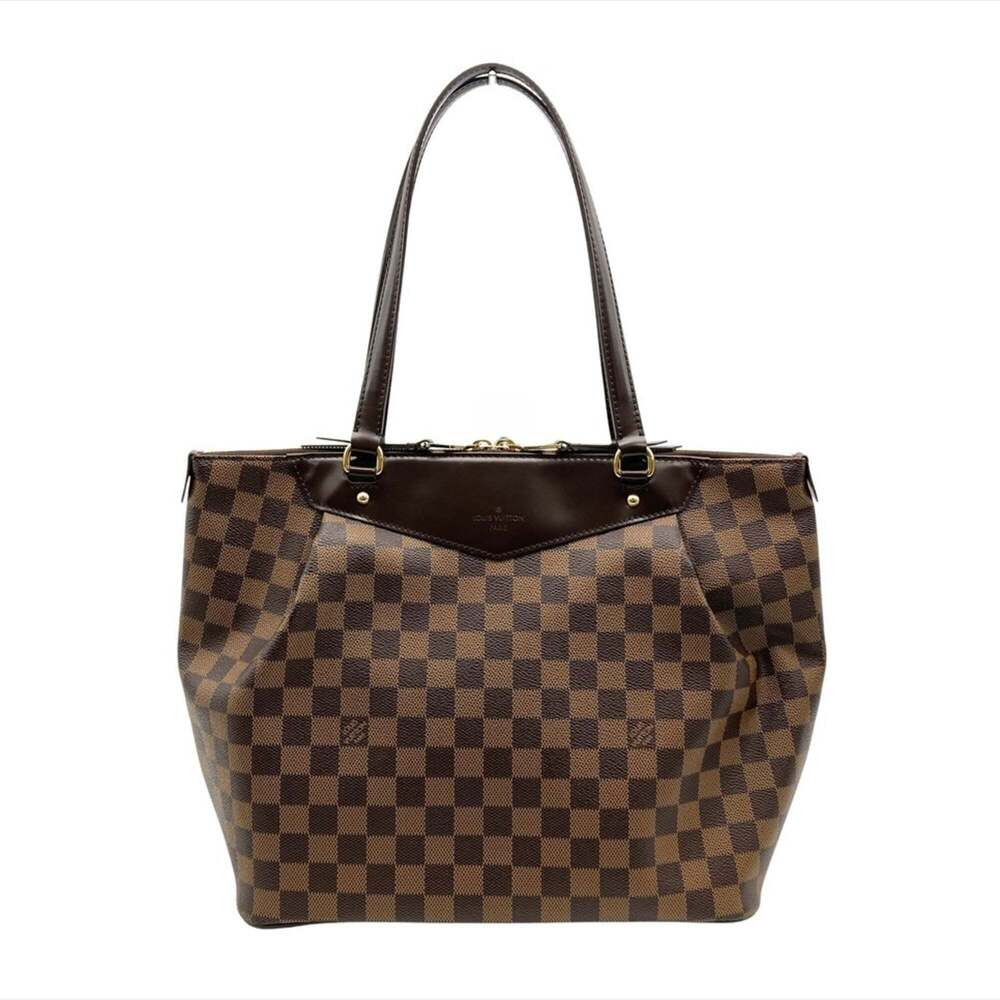 LOUIS VUITTON Authentic Brown Damier Tote Bag - Picture 1 of 14
